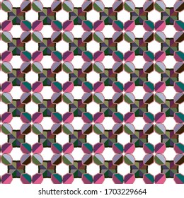 Abstract background texture in geometric ornamental style. Seamless design.