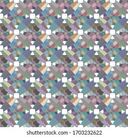 Abstract background texture in geometric ornamental style. Seamless design.
