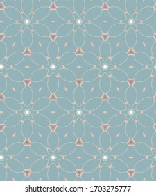 Abstract background texture in geometric ornamental style. Seamless design.