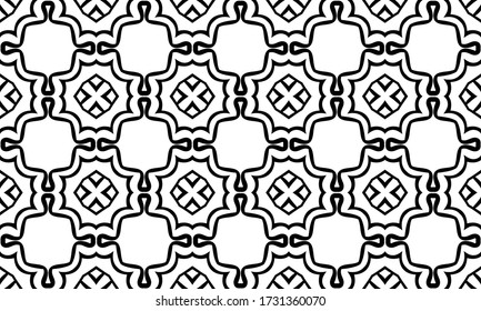 Abstract background texture in geometric ornamental style. Seamless design.