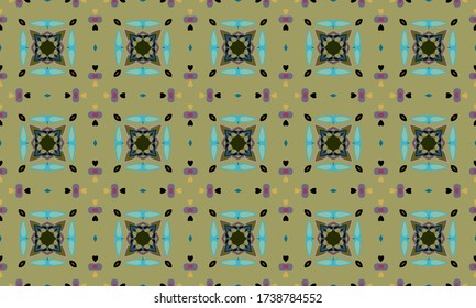 Abstract background texture in geometric ornamental style. Seamless design.