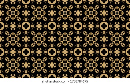 Abstrakte Hintergrundtextur im geometrischen Zierstil. Nahtloses Design.