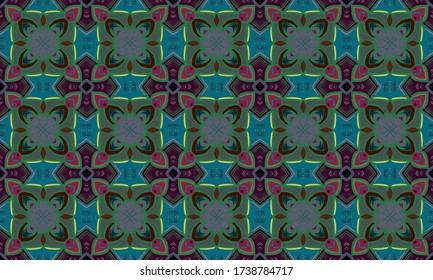 Abstract background texture in geometric ornamental style. Seamless design.
