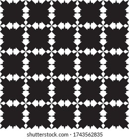 Abstrakte Hintergrundtextur im geometrischen Zierstil. Nahtloses Design.