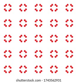 Abstract background texture in geometric ornamental style. Seamless design.