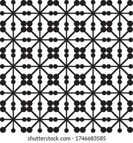 Abstrakte Hintergrundtextur im geometrischen Zierstil. Nahtloses Design.