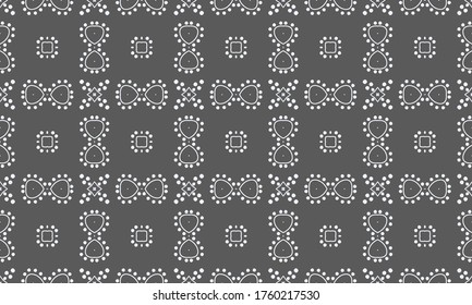 Abstrakte Hintergrundtextur im geometrischen Zierstil. Nahtloses Design.