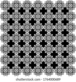 Textura de fondo abstracta en estilo ornamental geométrico.  Textura de diseño sin fisuras.textura en blanco y negro.