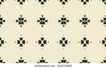 Abstract background texture in geometric ornamental style. Geometric seamless pattern
