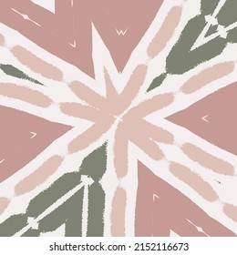 Abstract background texture in geometric ornamental style. pettern inspired by star and flowers