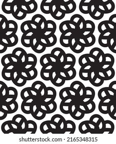 Textura de fondo abstracta en estilo ornamental geométrico. Diseño impecable. Patrón de flores.