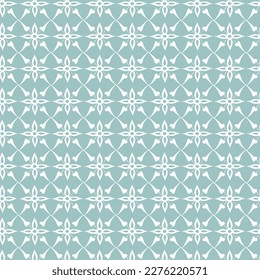 Abstract background texture in geometric ornamental style. Seamless design pattern on blue background.
