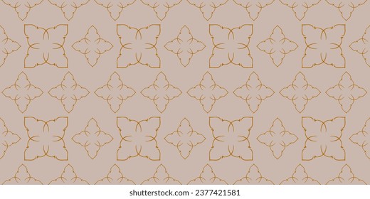 Abstract background texture in geometric ornamental style. Seamless design