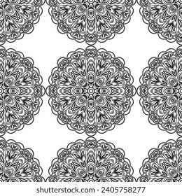 Abstract background texture in geometric ornamental style. Seamless design