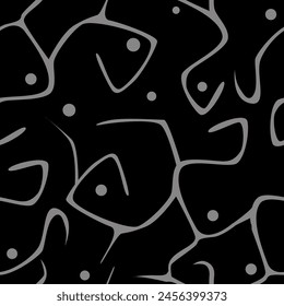 Abstract background texture in geometric ornamental style. Seamless design