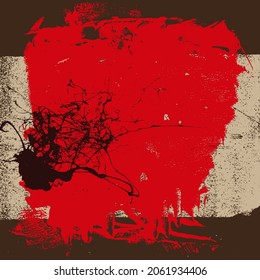 Abstract Background Texture Grunge Colorful Modern Style Splatter Scratch