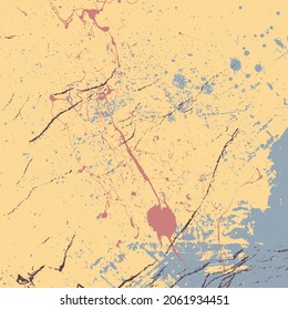 Abstract Background Texture Grunge Colorful Modern Style Splatter Scratch