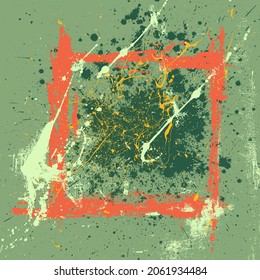 Abstract Background Texture Grunge Colorful Modern Style Splatter Scratch