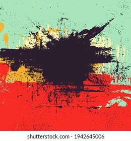 Abstract Background Texture Grunge Scratch Splatter Vintage