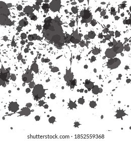 Abstract background, texture. Ink stains, grunge. Splashes on paper. Mud. Art design.