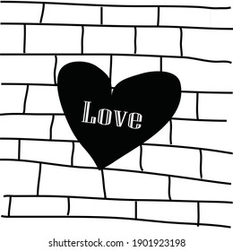 abstrakter Hintergrund mit Textur Liebe Einladungskarte Valentinstag Verwendung als Tapete, Vektorgrafik.