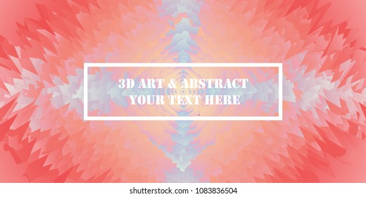  Abstract Background Texture And Minimal Covers Design. 3D Art & Abstract Your Text Here. Geometric Pattern Design Color. For Card, Placards, Banners, Presentations. Vector Illustration. Eps10.