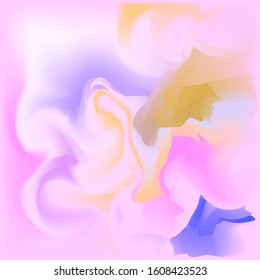 Abstract background. Texture in a modern color tile. Blue, yellow, purple gradient. For design magazines, greeting card, wedding invitations, packaging, covers for sketchbook. Vector