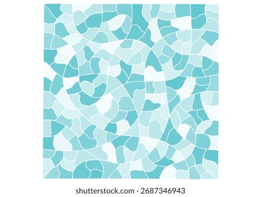 Abstract background, texture, pattern. Different shades of turquoise color.