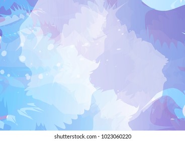 Abstract background texture style art vector watercolor pink blue purple pastel color tone