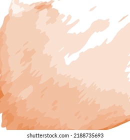 Textura de fondo abstracta en colores naranja otoñales a la moda de forma acuarela.