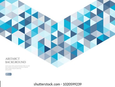 Abstract background with the texture of the triangles. White space for text.