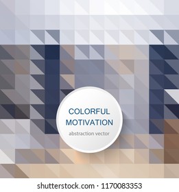 Abstract background with the texture of the triangles. White space for text.