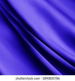 abstract background texture vector crumpled fabric cloth or liquid waves of folds idea design blue