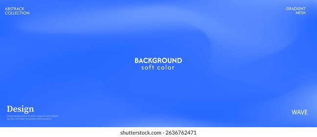 Abstract background texture wave bright blue cloudy. Combination of light and dark. Minimalist pastel color design