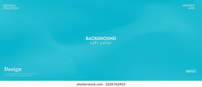 Abstract background texture wave green summer. Combination of light and dark. Minimalist pastel color design
