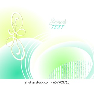 Abstract background textured balls.Vector illustration.Space for text. White , green , yellow.