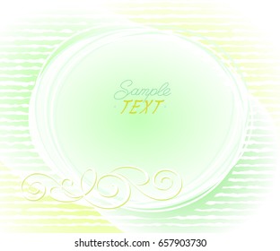 Abstract background textured balls.Vector illustration.Space for text. White,  green , yellow.
