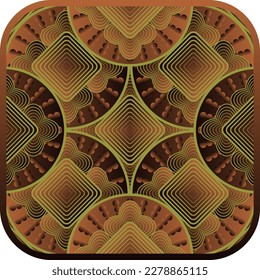 Fondo abstracto textura color marrón con rayas de oro