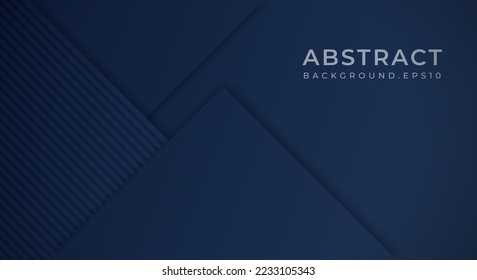 Resumen de fondo texturado con capas de papel azul oscuro. Usable para diseño web decorativo, póster, banner, folleto corporativo y diseño de plantillas de seminarios