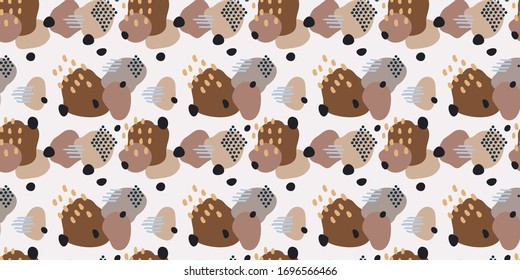 Abstract background or textured wallpaper. Website, blog, presentation, fabric or advertising background template. Seamless vector pattern.