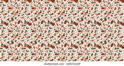 Abstract background or textured wallpaper. Website, blog, presentation, fabric or advertising background template. Mosaic seamless vector pattern.