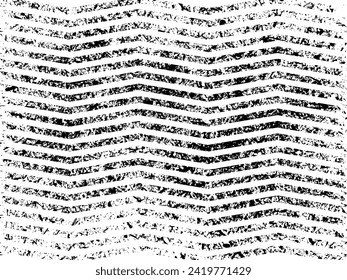 Abstract  background with textured zigzag stripes in grunge style. Vector illustration