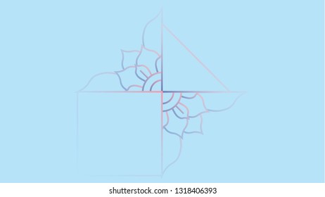 abstract background with thai design