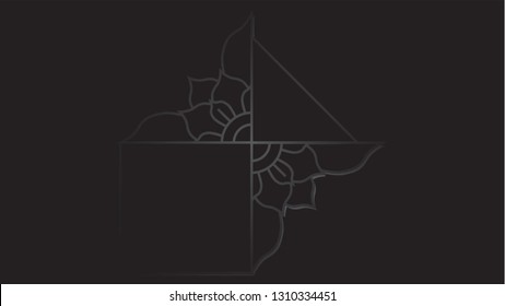 abstract background with thailand texture design