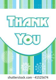 abstract background with thankyou text