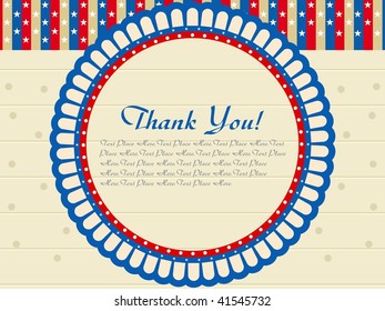 abstract background with thankyou text