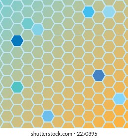 An abstract background that is based on a hexagon design