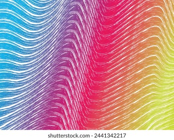 ABSTRAKTER HINTERGRUND MIT EINEM THEMA AUS PINSELKRATZERN, BUNTEN, HELLEN FARBEN