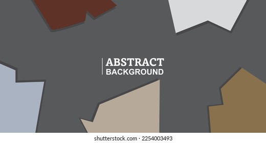 Abstract background with the theme of pieces of irregular geometric shapes, and looks beautiful artistic value.