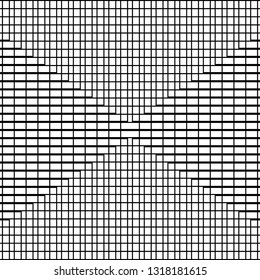 Abstract background of thin black lines that make up the grid.Vector illustration.
